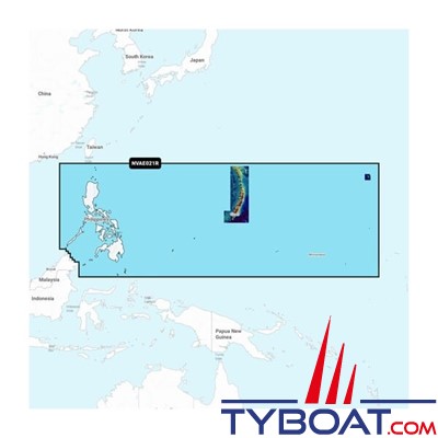 Carte marine Garmin Navionics Vision+ NVAE021R - Philippines - Couverture Régular