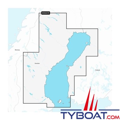 Carte marine Garmin Navionics Vision+ NVEU047R - Gulf of Bothnia - Couverture Régular