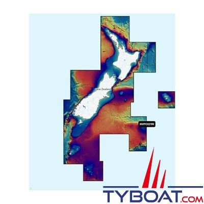 Carte marine Garmin Navionics Vision+ NVPC029R - New Zealand - Couverture Régular