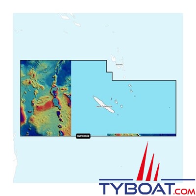 Carte marine Garmin Navionics Vision+ NVPC030R - New Caledonia - Couverture Régular