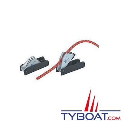 Clamcleat - CL257 Taquet à déverrouillage automatique racing mini alu pour cordage Ø 4 à 6 mm