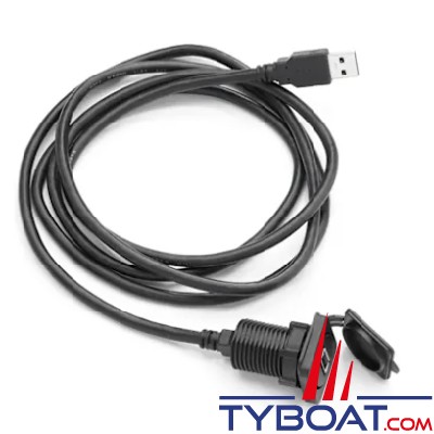 Clarion - CMC-1XUSB-PNL, Port USB déporté pour montage encastré