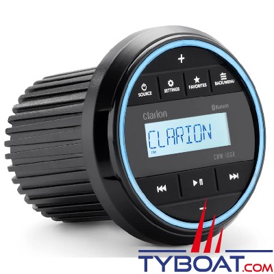 Clarion - CMM-10GR , Stéréo ronde avec écran LED 
