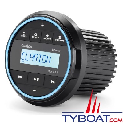 Clarion - CMM-10GR , Stéréo ronde avec écran LED 