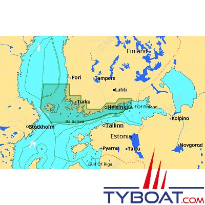 C-MAP - Carte 4D Local format SD micro SD - EN-D309 Gulf of Finland West