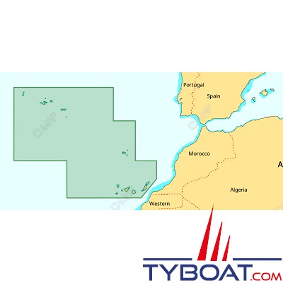 C-MAP - Carte 4D Local format SD micro SD - EW-D311 Madeira, Azores and Canary Islands