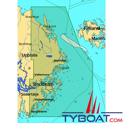 C-MAP - Carte Local Max format SD micro SD - EN-M267 Bjornn to Valsviken