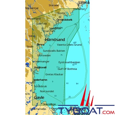 C-MAP - Carte Local Max format SD micro SD - EN-M341 Oerskaer to Hoernefors