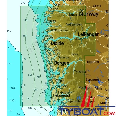 C-MAP - Carte Local Max format SD micro SD - EN-M592 Norway Aardal to Maaloey