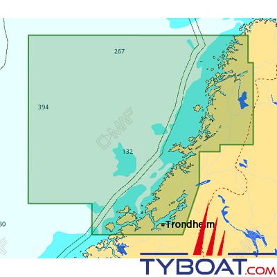 C-MAP - Carte Local Max format SD micro SD - EN-M594 Norway Smoela to Glomfjorden