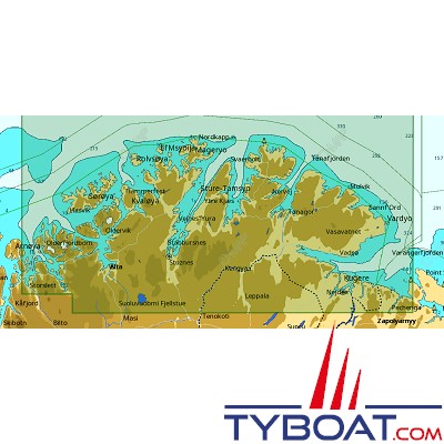 C-MAP - Carte Local Max format SD micro SD - EN-M597 Norway Bukta to Pechenga