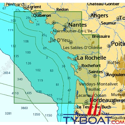 C-MAP - Carte Local Max format SD micro SD - EW-M011 Belle-île à Bordeaux