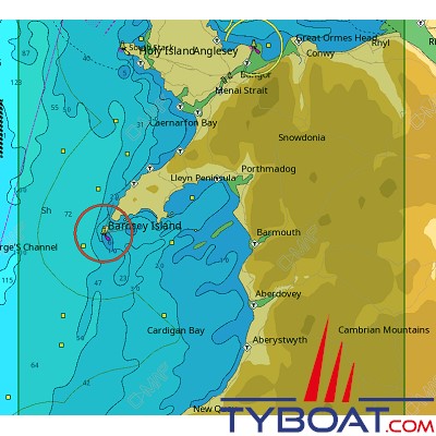 C-MAP - Carte Local Max format SD micro SD - EW-M021 United kingdom Cardigan Bay