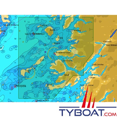 C-MAP - Carte Local Max format SD micro SD - EW-M026 United Kingdom Mull to Loch Nevis