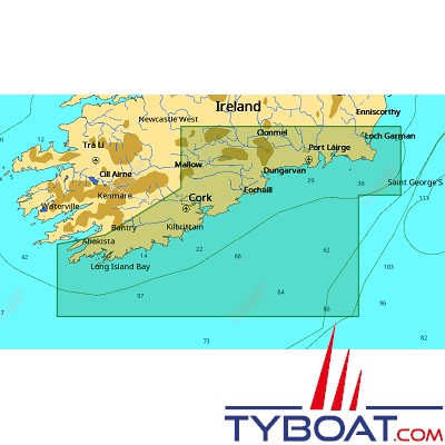 C-MAP - Carte Local Max format SD micro SD - EW-M029 Ireland Stranford Lough to Saltee