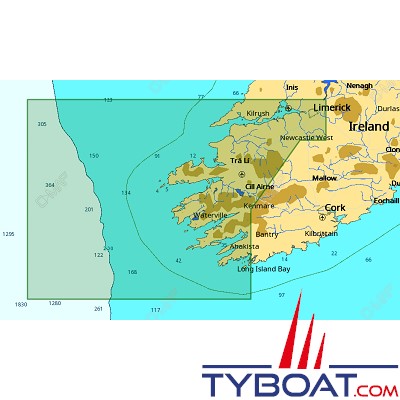 C-MAP - Carte Local Max format SD micro SD - EW-M030 Ireland Mizen Head to Limerick