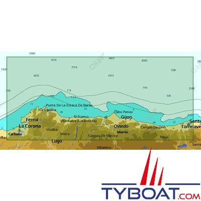 C-MAP - Carte Local Max format SD micro SD - EW-M146 Gijon