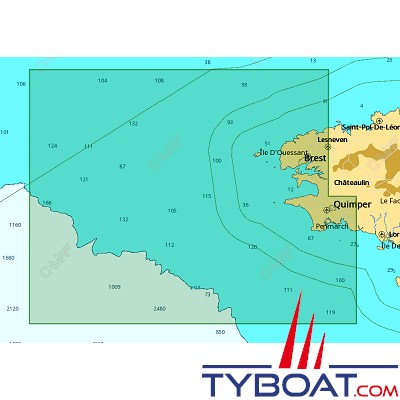 C-MAP - Carte Local Max format SD micro SD - EW-M309 L'Aberwrac'h à Concarneau