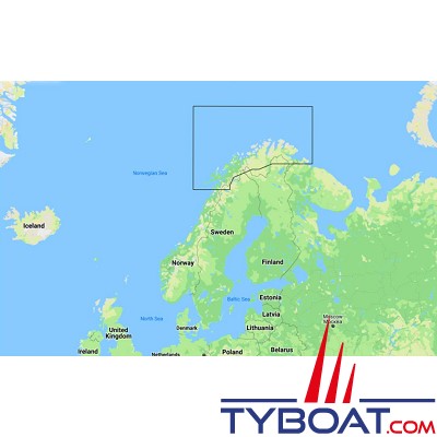 C-MAP - Carte marine DISCOVER - Medium - Bodoe / Kirkenes