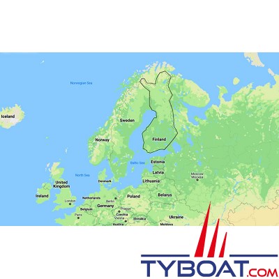 C-MAP - Carte marine DISCOVER - Medium - Finland lakes