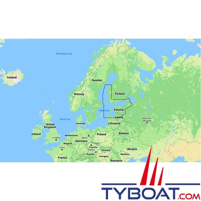 C-MAP - Carte marine DISCOVER - Medium - Gulf of Finland & Aaland archipelago