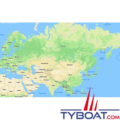 C-MAP - Carte marine DISCOVER - Medium - Tauyskaya Bay