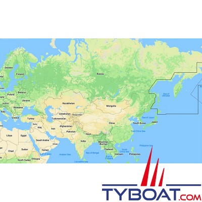 C-MAP - Carte marine REVEAL - Large - Kamchatka Peninsula & Kuril islands