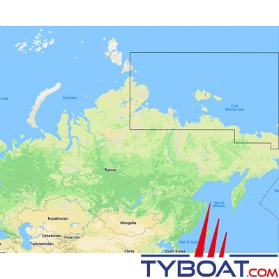 C-MAP - Carte marine REVEAL - Large - Russian Federation - North East