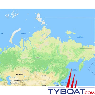 C-MAP - Carte marine REVEAL - Large - Russian Federation - North East