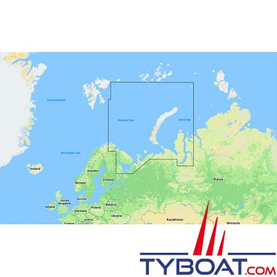 C-MAP - Carte marine REVEAL - Large - Russian Federation - North West
