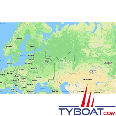 C-MAP - Carte marine REVEAL - Large - Volga, Kama, Volgo-Balt and Volgo-Don