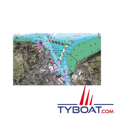 C-MAP® Reveal™ X - Carte Europe Côtes Ouest Atlantique