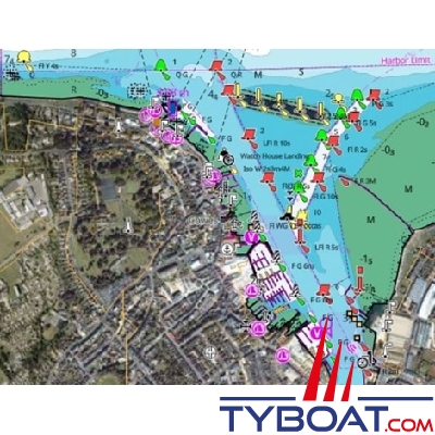 C-MAP® Reveal™ X - Carte Europe Nord-Ouest