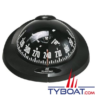 Boussole Marine Plastimo Offshore 55 Noir - Pour Bateaux Jusqu'à 6 M - Installation Facile Et étanche