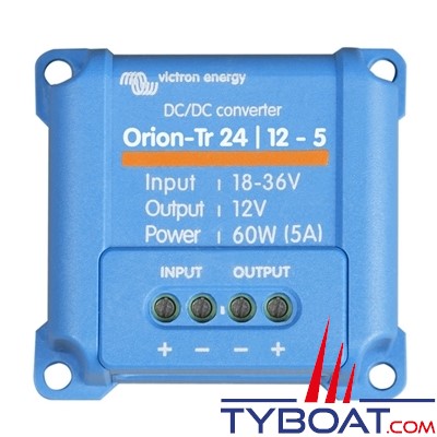 VICTRON ENERGY - Convertisseur de tension Orion 24 / 12 Volts DC  5 Ampères non isolé.