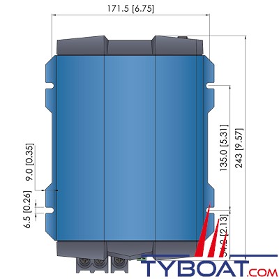 Chargeur 24V 25A 2 sorties