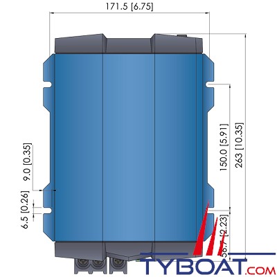 COTEK - Chargeur de batterie CX1235 2 sorties 12V 35A