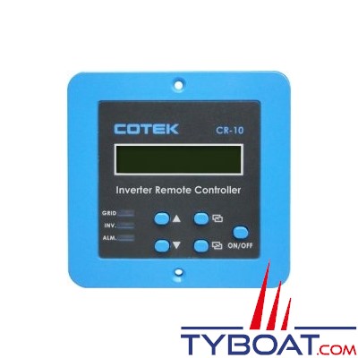 Cotek CR-10 - Panneau de commande à distance 12/24 Volts avec affichage por série SD