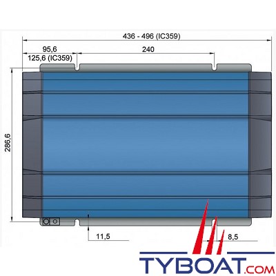 Cotek SD-2500 - Convertisseur pur sinus avec relais de transfert intégré 230v 2500W - 12V 