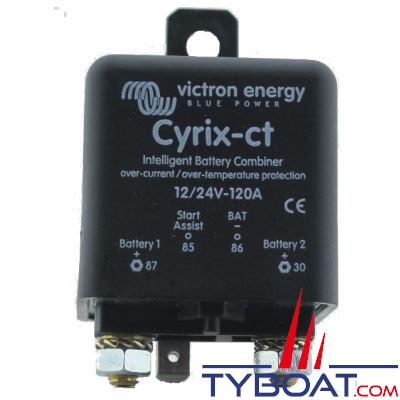 VICTRON ENERGY - Coupleur de batteries automatique CYRIX-CT 12/24V - 120A.