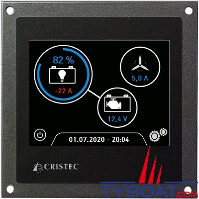 Cristec - Moniteur jauge de batterie numérique BAT-MON