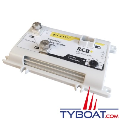 Cristec - Relais de charge batteries RCB+ courant ajustable de 50 à 120A - compatible LifePO4