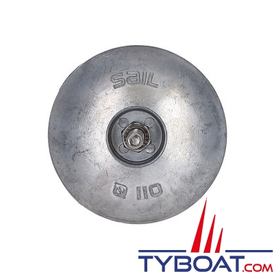 Crosseven - Anode rosace - Ø 110 mm - Paire avec vis - Zinc