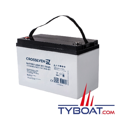 Crosseven - Batterie AGM 12 V 110 Ah
