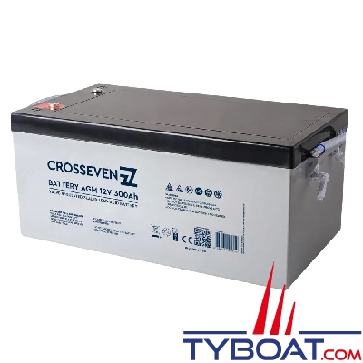 Crosseven - Batterie AGM - 12V 300Ah
