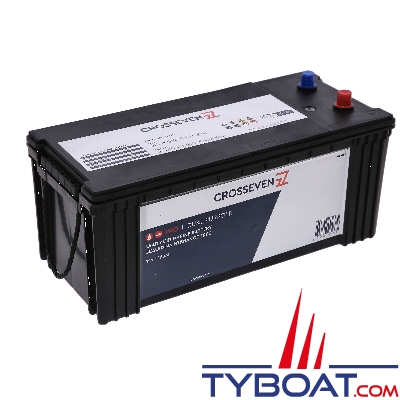 Crosseven - Batterie marine mixte démarrage / servitude -  12V 180A.h CCA 1050