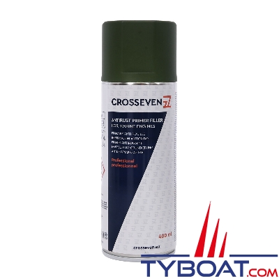 Crosseven - Primaire Aérosol 400 ml -  Vert antirouille