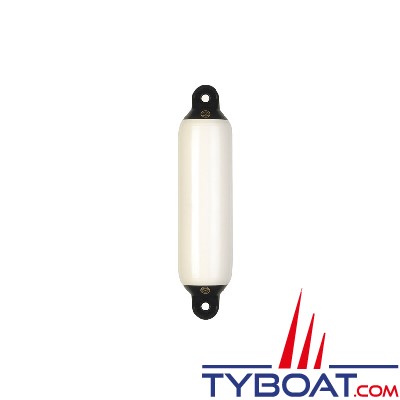 Dan Fender - Pare-battage long Heavy Duty - Ø 125 mm x 540 mm - Blanc/oeil noir