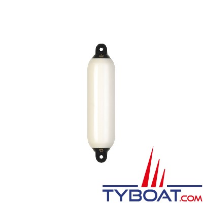 Dan Fender - Pare-battage long Heavy Duty - Ø 150 mm x 645 mm - Blanc/oeil noir