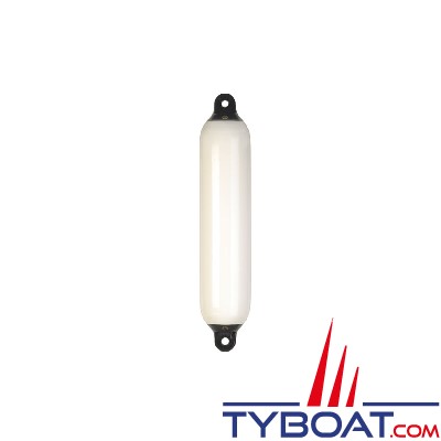 Dan Fender - Pare-battage long Heavy Duty - Ø 200 mm x 1055 mm - Blanc/oeil noir